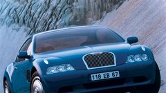 EB 118, štirisedežni kupe, ki so ga prvič predstavili na pariškem avtomobilskem salonu leta 1998. 6,3-litrski 18-valjni motor s 555 konjskimi močmi je prvi bugatti Volkswagnove dobe.