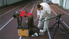 Marlene Ottey in Srdjan Djordjević. Ni vrhunskega šprinterja, ki ne bi imel težav z zadnjo stegensko mišico.