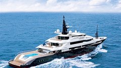 Oceanco Y702, 82-metrska megajahta Alfa Nero, je 140 milijonov evrov vredno tehnološko čudo, ki je hudo všeč tudi hollywoodskemu guruju Stevenu Spielbergu ...