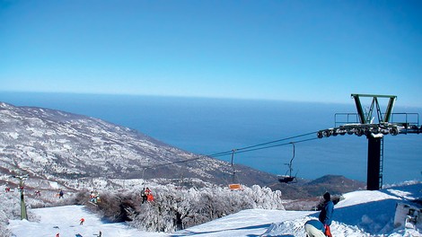 Grško smučarsko središče Pelion