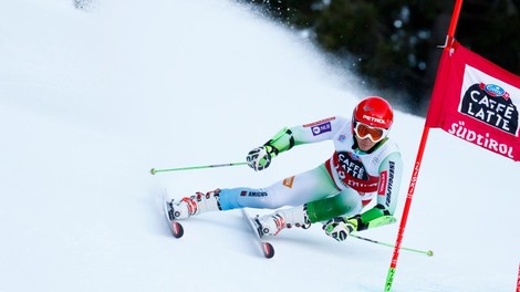 Žan Kranjec tretji v Alta Badii za krstne stopničke