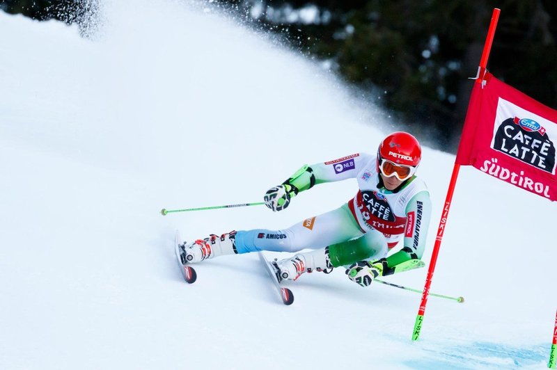 Žan Kranjec tretji v Alta Badii za krstne stopničke (foto: profimedia)