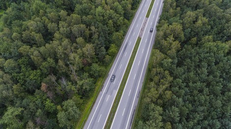 Avtoceste v hrvaški Istri nadzirajo z dronom