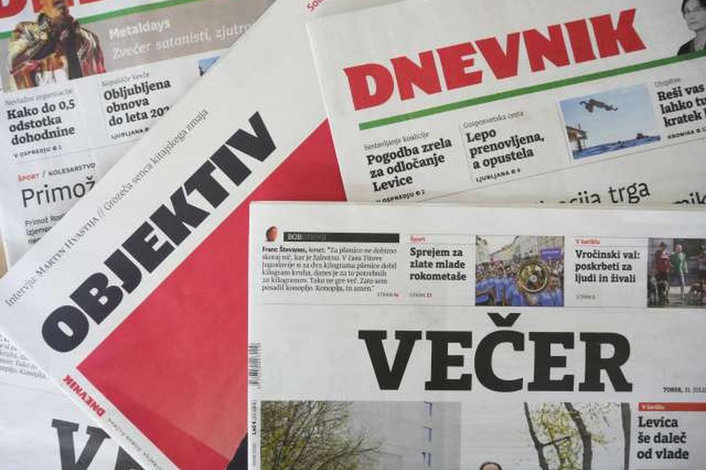 Časnika Večer in Dnevnik vložila vlogo za soglasje o njuni združitvi!