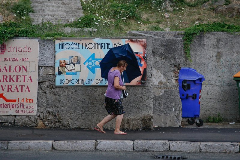 Ponekod na Hrvaškem hudo neurje, siloviti sunki vetra, dež in toča (foto: Profimedia)