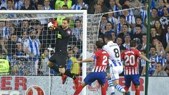 Jan Oblak je takole ubranil še en strel na gol svojega kluba Atletico Madrid