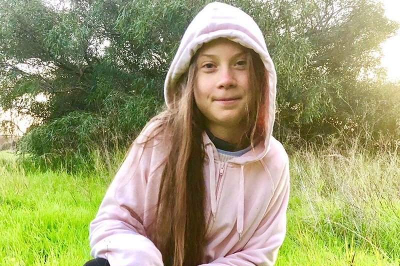 Greta Thunberg je v Madrid pripotovala z vlakom (foto: profimedia)