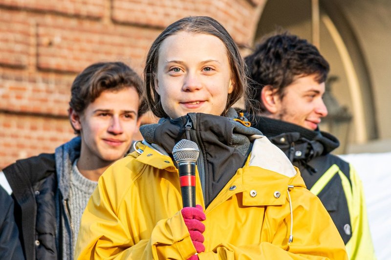 Greta Thunberg se z vlakom vrača domov (foto: profimedia)