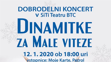 Vabljeni na dobrodelni koncert ustanove Mali vitez, ki ga bodo popestrile DINAMITKE