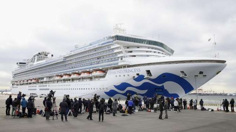 Slovenca z ladje Diamond Princess poletela iz Tokia