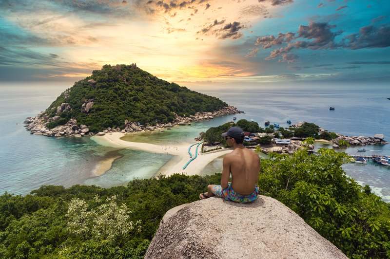 Slikovit Nang Yuan poleg Koh Tao (foto: Unsplash)