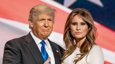 Melania in Donald Trump sta se že vgnezdila na posestvu na Floridi