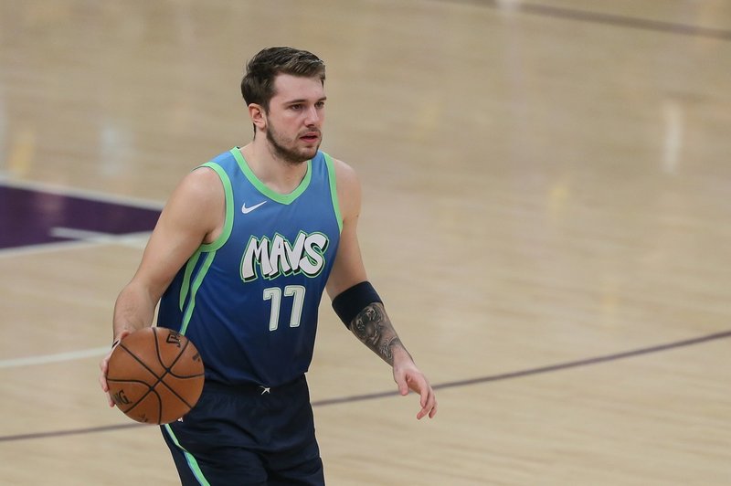 Luka Dončić prek videokonference ameriškim novinarjem zagotovil, da je v dobri formi (foto: profimedia)