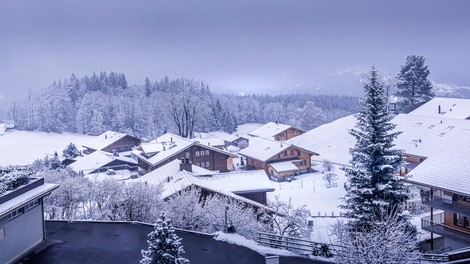 Po napaki ventilacijskega sistema v tovarni Lindt okoliške prebivalce presenetile "čokoladne snežinke"