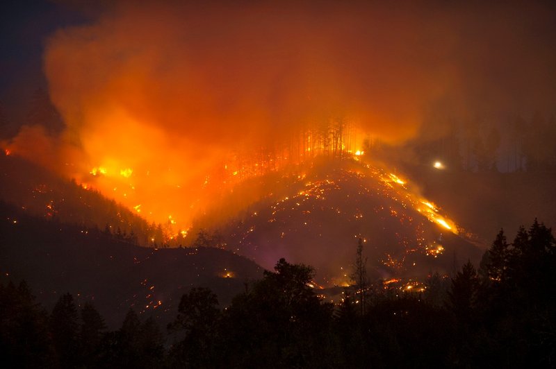 Ognjeni pekel, kakršnega na severozahodu ZDA ne pomnijo (foto: profimedia)