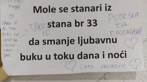 Soseda okrcal, naj zmanjšata posteljni hrup, sostanovalci pa so podprli ljubimca!