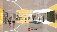 SLOVENSKI PAVILJON EXPO 2020 DUBAJ: projekt Magnet design, render Magnet design