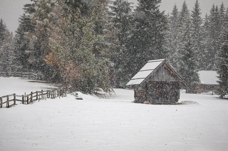 V torek bo ponovno začelo deževati, v visokogorju lahko zapade tudi meter snega (foto: Shutterstock)