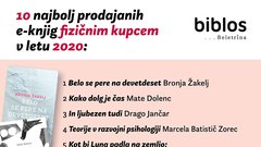 Belo se pere na devetdeset Bronje Žakelj je največja uspešnica lanskega leta.