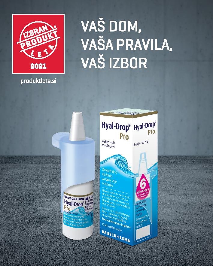 VIDEOSKEČ: zmagovalni PRODUKT LETA 2021 v kategoriji KAPLJICE ZA OČI (foto: PROMO)