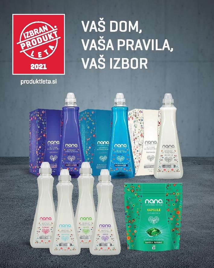 VIDEOSKEČ: zmagovalni PRODUKT LETA 2021 v kategoriji EKOLOŠKA ČISTILA ZA PERILO (foto: PROMO)