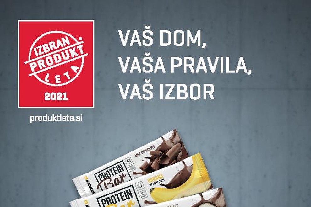 VIDEOSKEČ: zmagovalni PRODUKT LETA 2021 v kategoriji PROTEINSKE PLOŠČICE/BARI