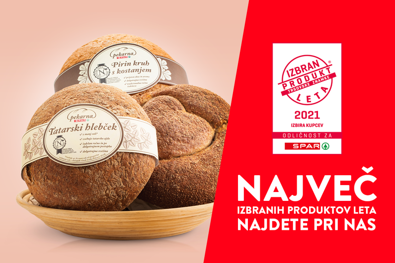 Največ Izbranih produktov leta najdete v Sparu! (foto: Promocijsko gradivo)