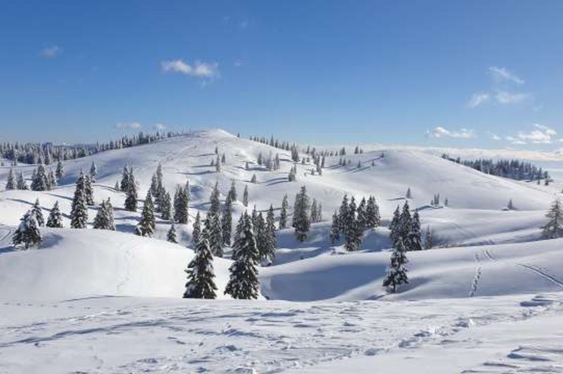 V petek bodo odprli tudi smučišče na Veliki planini (foto: Robert Hrovat/STA)