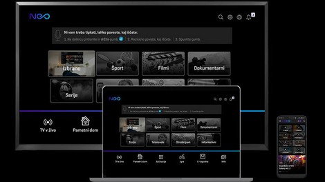 Platforma NEO, ki omogoča tudi upravljanje TV-vsebin z glasom, ima že več kot 100.000 uporabnikov
