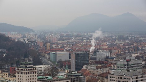 Maribor z zmerno, Ljubljana z visoko onesnaženostjo zraka