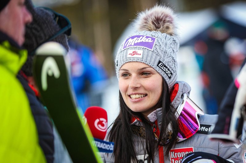 Nekdanja smučarka Anna Fenninger, poročena Veith, povila sina (foto: profimedia)