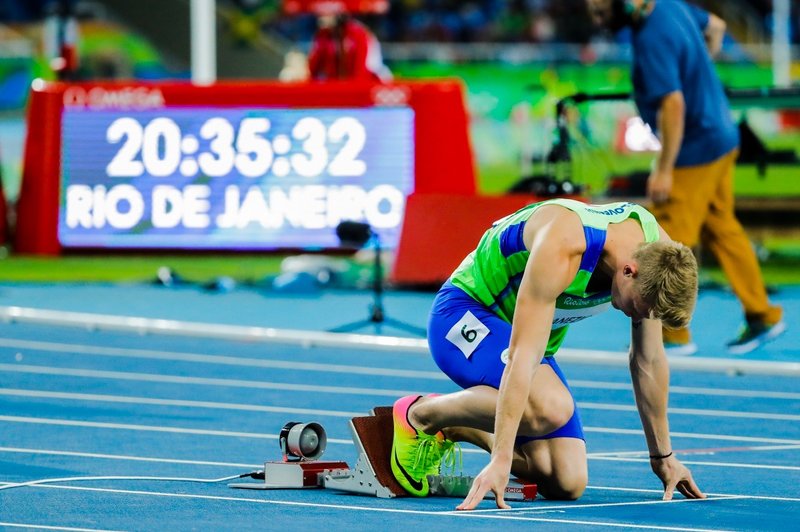 Atlet Luka Janežič na letošnjih OI dosegel dva osebna izida sezone, kar je tisto, kar šteje (foto: osebni arhiv)