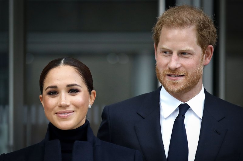 Princ Harry in Meghan Markle sta se sprehajala po New Yorku (prvič v javnosti po rojstvu njune hčerke Lili) (foto: Profimedia)