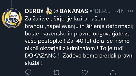 Kokainu v bananah sledile čudne objave na Twitterju, nazadnje pa ŠE TO