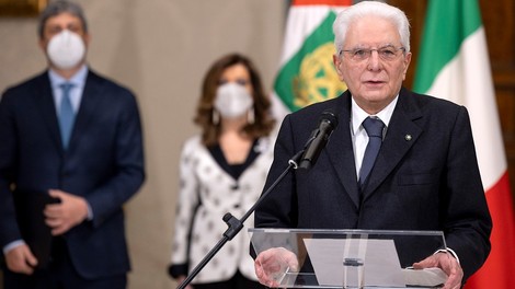 Sergio Mattarella sprejel nov predsedniški mandat zaradi občutka odgovornosti