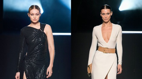 (FOTO) Revija Michael Kors: Sestri Hadid na čelu četice supermodelov