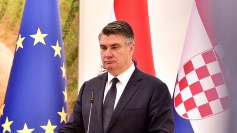 Hrvaški predsednik NOČE odgovoriti na vprašanje, ki zanima ves svet