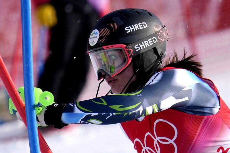 Andreja Slokar zmagovalka zadnjega slaloma sezone v Meribelu (foto: profimedia)