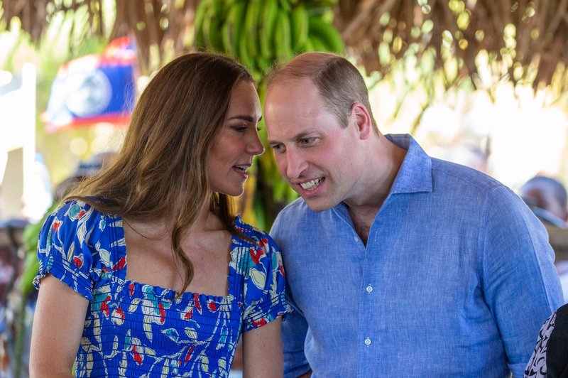 Kate Middleton in princ William sta se popolnoma sprostila. (foto: Profimedia)