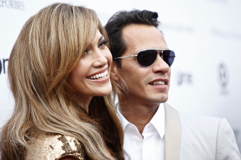 Jennifer Lopez in Marc Anthony (foto: Profimedia)