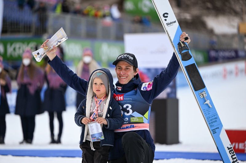 PRIKUPNO! Poglejte, s čim je slovenska srca v Planici ogrel sin Petra Prevca (foto: Profimedia)