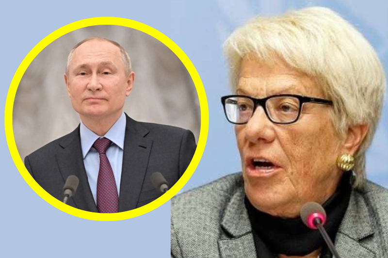 Carla Del Ponte o Putinu. (foto: Profimedia/fotomontaža)