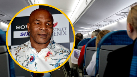 Mike Tyson izgubil živce: kaj je storil potniku na letalu?