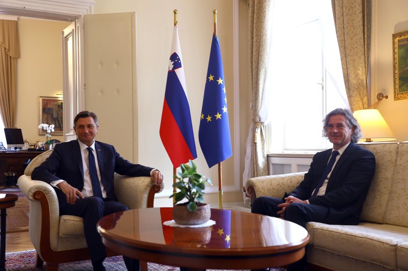 Pahor po prvem neuradnem sestanku z Golobom: "Predvidevam, da bomo dobili trdno vlado" (foto: BOBO)