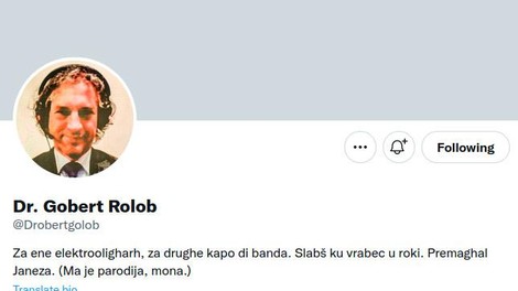 Dr. Gobert Rolob na Šarčeve čestitke na Twitterju: "Hvala za vaše volilce ..."