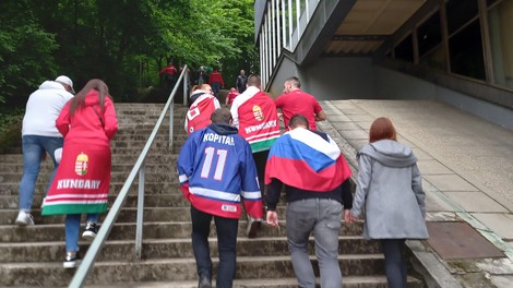 Ljubljanske ulice preplavili hokejski navdušenci