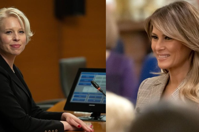 Kaj imata skupnega Urška Klakočar Zupančič in Melania Trump? (foto: Bobo/Profimedia/fotomontaža)