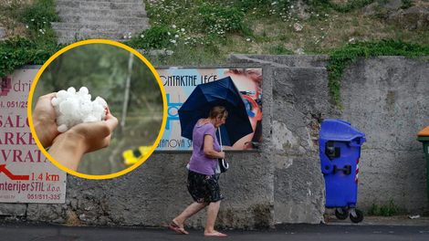 Groza na Hrvaškem: nevihta z močno točo povzročila neverjetno razdejanje