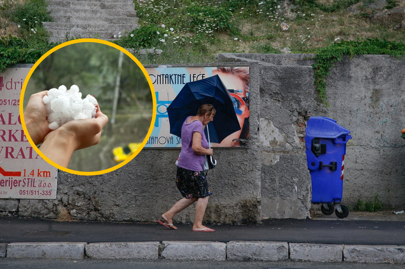 Groza na Hrvaškem: nevihta z močno točo povzročila neverjetno razdejanje (foto: Profimedia/fotomontaža)