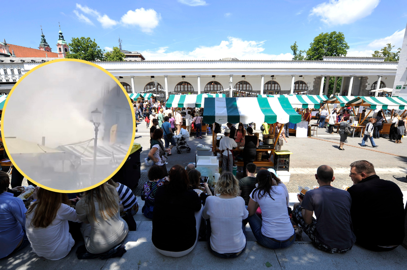 VIDEO: Poglejte, kaj je pokvarilo vzdušje na priljubljenem petkovem festivalu hrane (foto: Bobo/fotomontaža)